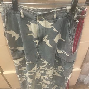 Da Nang XS camo maxi skirt